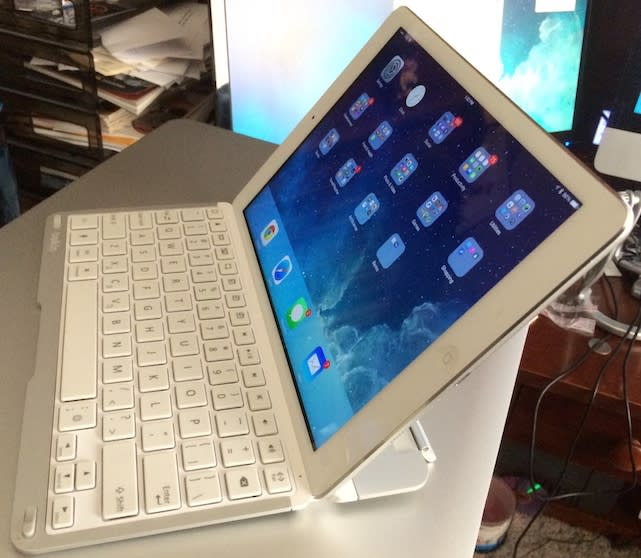 iPad Air with Belkin QODE Thin Type Keyboard Case