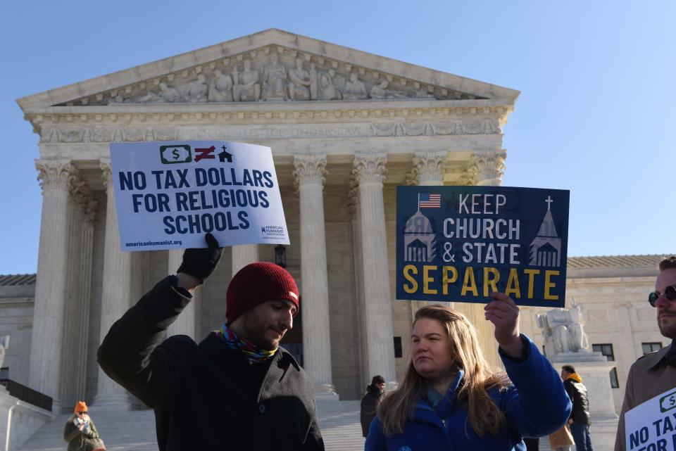 The Supreme Court heard arguments on Jan. 22, 2020, in a dispute over a Montana scholarship program for private K-12 education that also makes donors eligible for up to $150 in state tax credits.