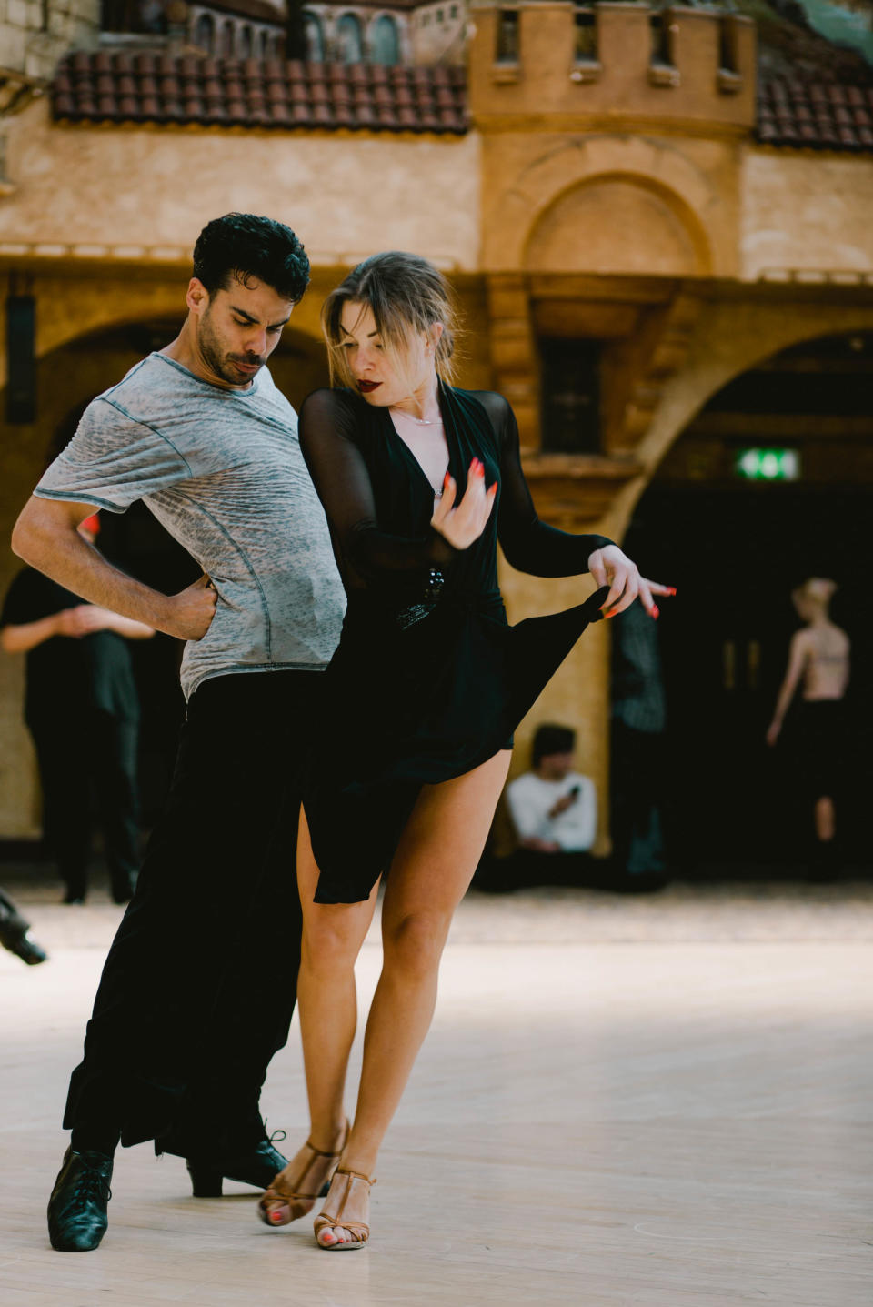 ballroom dancers