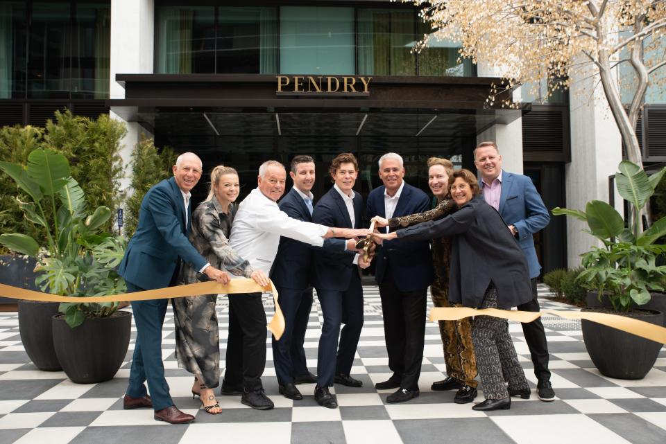 The grand unveiling of the new Pendry Hotel in West Hollywood.