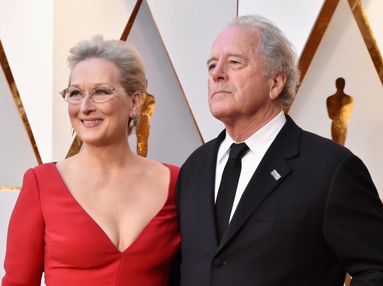 Meryl Streep (L) and Don Gummer attend the 90th Annual Academy Awards at Hollywood & Highland Center on March 4, 2018 in Hollywood, California.