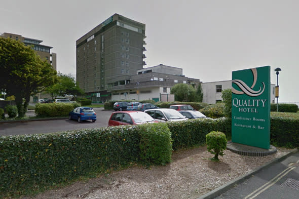 Google Maps image of Quality Hotel Plymouth 