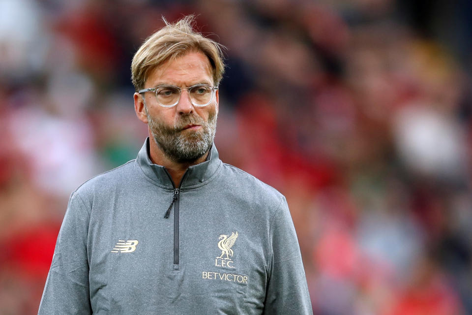 Soccer Football - Pre Season Friendly - Liverpool v Torino - Anfield, Liverpool, Britain - August 7, 2018   Liverpool manager Jurgen Klopp before the match    Action Images via Reuters/Carl Recine