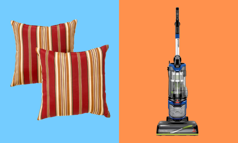 From water repellent outdoor pillows to a top-rated vacuum that tackles pet hair, these deals are not to be missed! (Photo: Amazon)