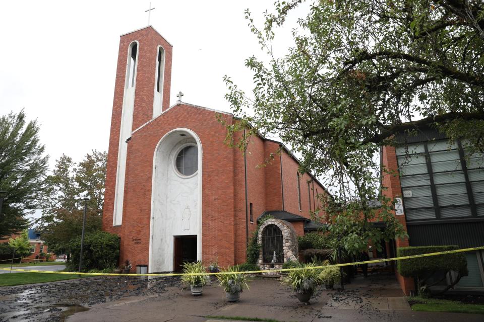 The church, located at the corner of Chemeketa and Cottage streets, was built in 1953, but its roots in Salem go back 100 years before that.