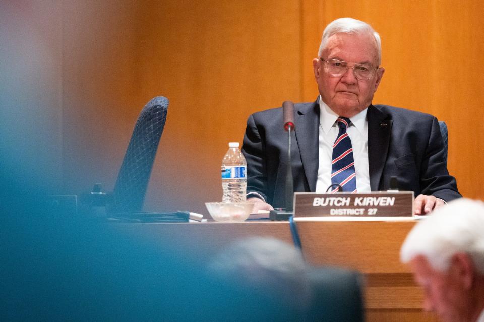 Greenville County District 27 council member Butch Kirven during a council meeting Tuesday, March 15, 2022.