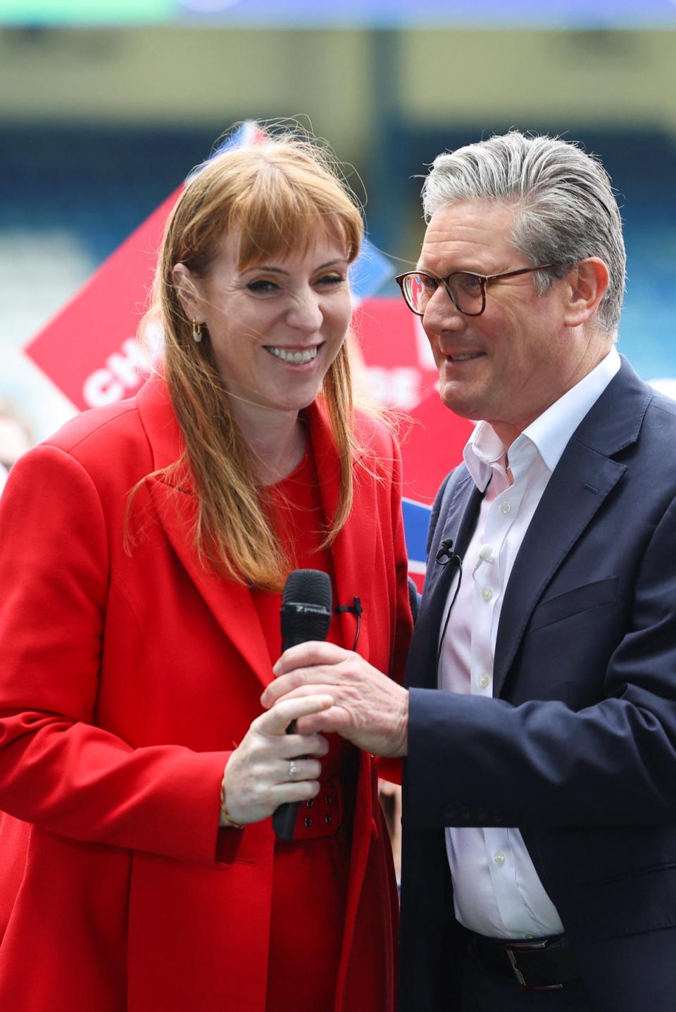 Angela Rayner 和 Keir Starmer（路透社）