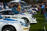 Porsche 911 group at Amelia Island