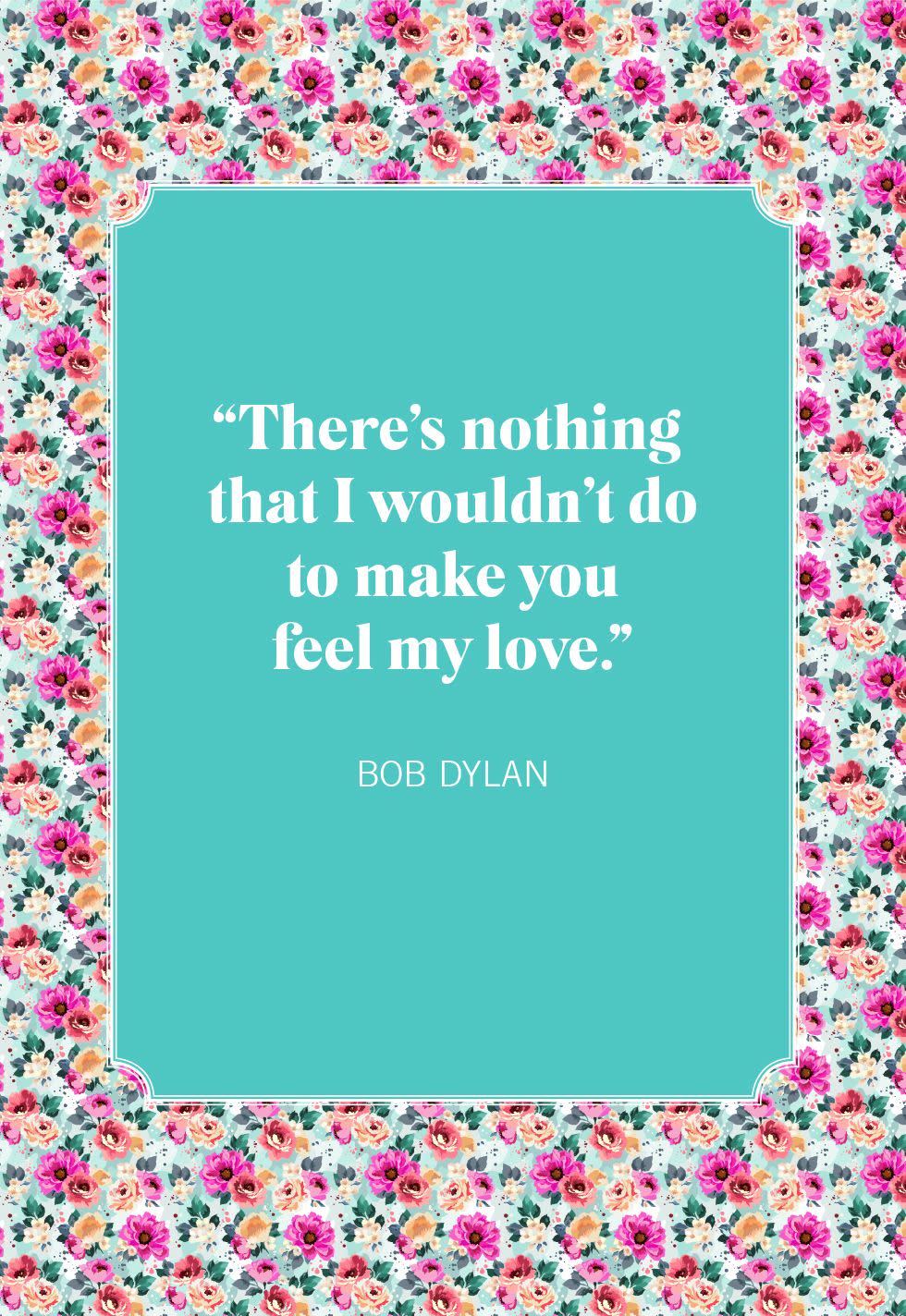 love quotes bob dylan