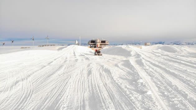 La Station Polaire Princesse Elisabeth belge située en Antarctique a aussi connu son explosion de cas de Covid-19 fin décembre 2021. (Photo: International Polar Foundation)