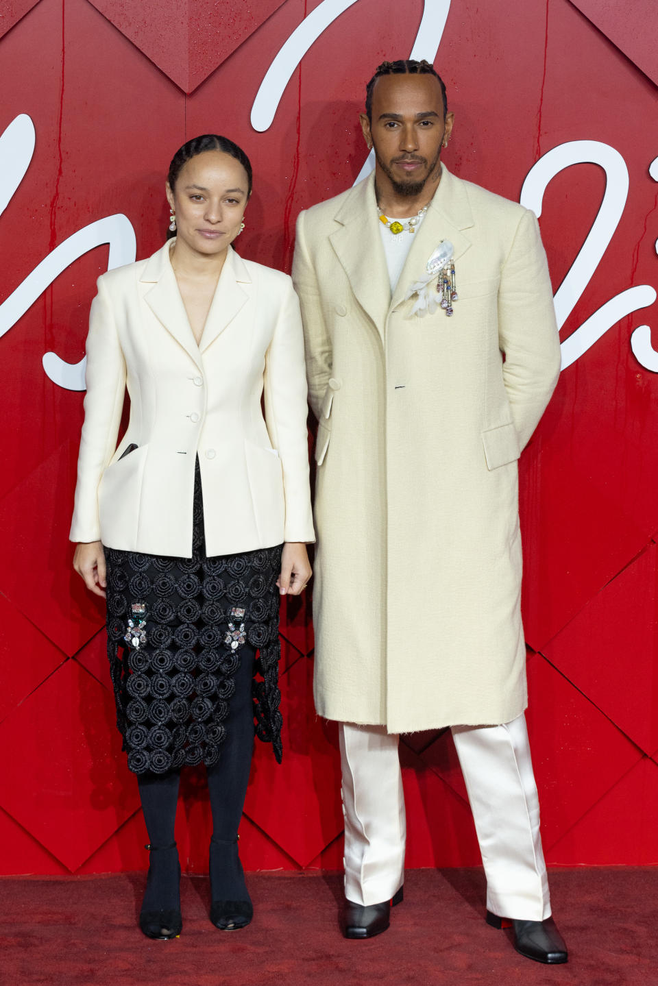 Grace Wales Bonner and Lewis Hamilton fashion awards 2023