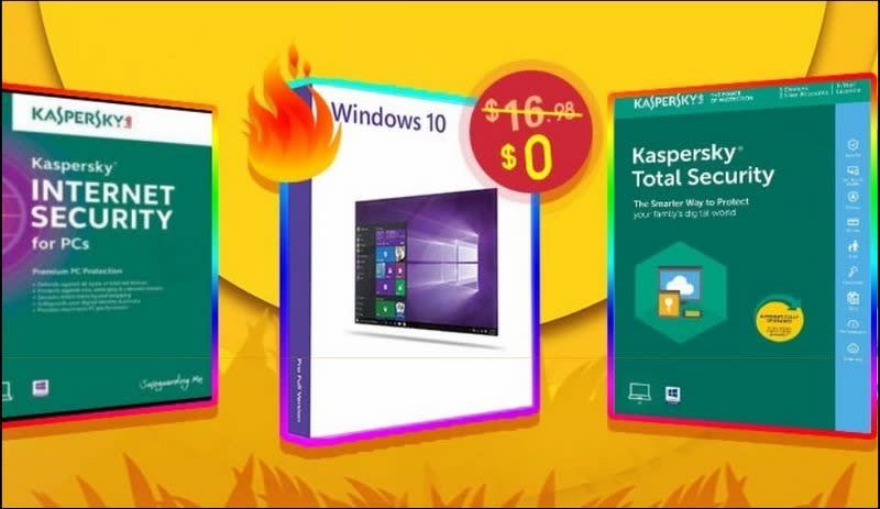 「限時優惠」BZFuture購買防毒軟體免費送Windows 10 OEM版序號，最低只需344元起