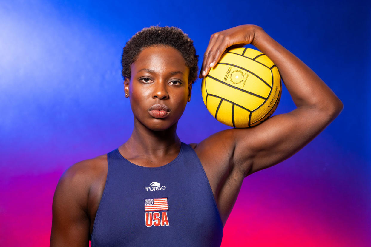 Ashleigh Johnson. (Mike Coppola / Getty Images)