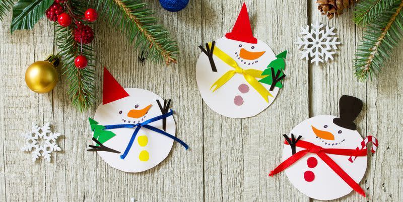 Easy Snowman Craft Ideas for When It's Too Cold to Go Outside