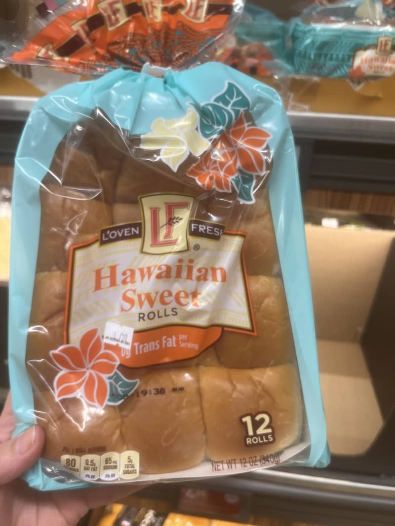 Hawaiian sweet rolls.
