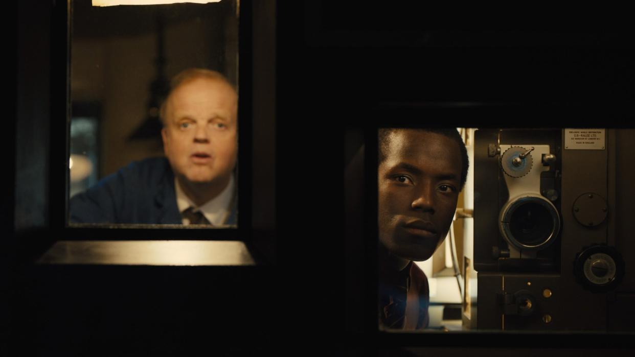 Toby Jones and Micheal Ward in ‘Empire of Light’ (Searchlight)