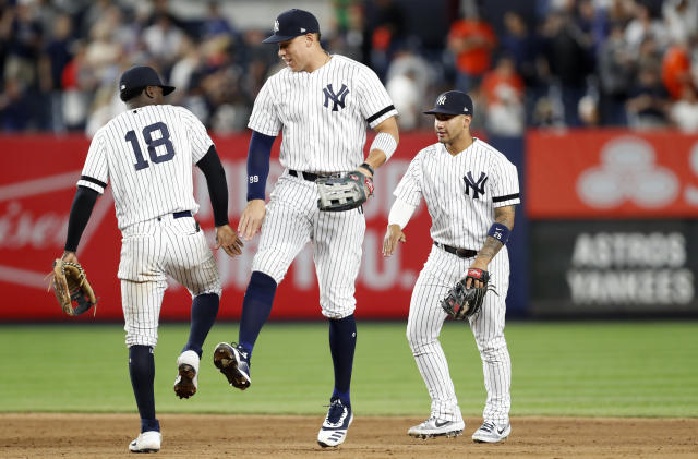 Aaron Judge Gleyber Torres Giancarlo Stanton For New York Yankees