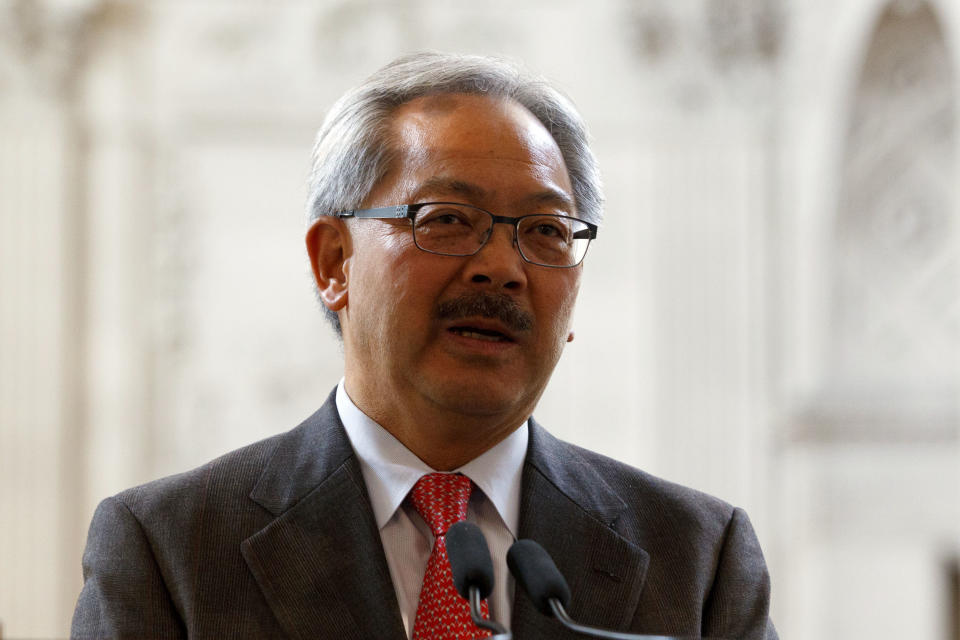 San Francisco Mayor Ed Lee <a href="http://www.huffingtonpost.com/2015/03/27/san-francisco-indiana-boycott_n_6957136.html?utm_hp_ref=politics" target="_blank">released a statement</a>:  <blockquote>We stand united as San Franciscans to condemn Indiana’s new discriminatory law, and will work together to protect the civil rights of all Americans including lesbian, gay, bisexual and transgender individuals. Effective immediately, I am directing City Departments under my authority to bar any publicly-funded City employee travel to the State of Indiana that is not absolutely essential to public health and safety. San Francisco taxpayers will not subsidize legally-sanctioned discrimination against lesbian, gay, bisexual and transgender people by the State of Indiana.</blockquote>