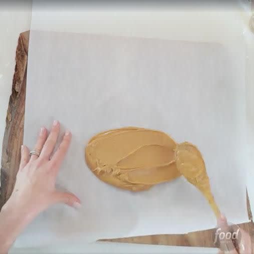 Making a peanut butter sandwich with baking paper? Now we've seen it all. Photo: Facebook