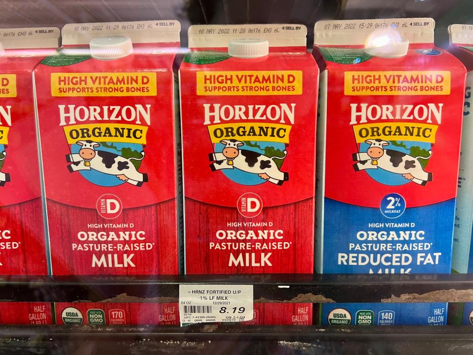 milk cartons in store in hawaii