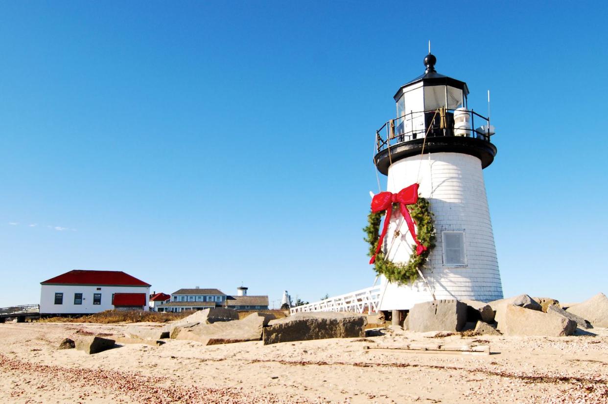 christmas at brandt point on nantucket