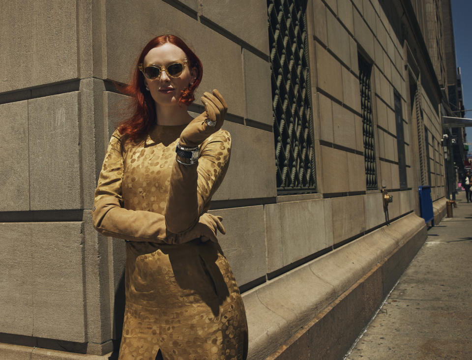 Supermodel Karen Elson in a debut digital publication from Only Natural Diamonds - Credit: Jennifer Livingston/OND