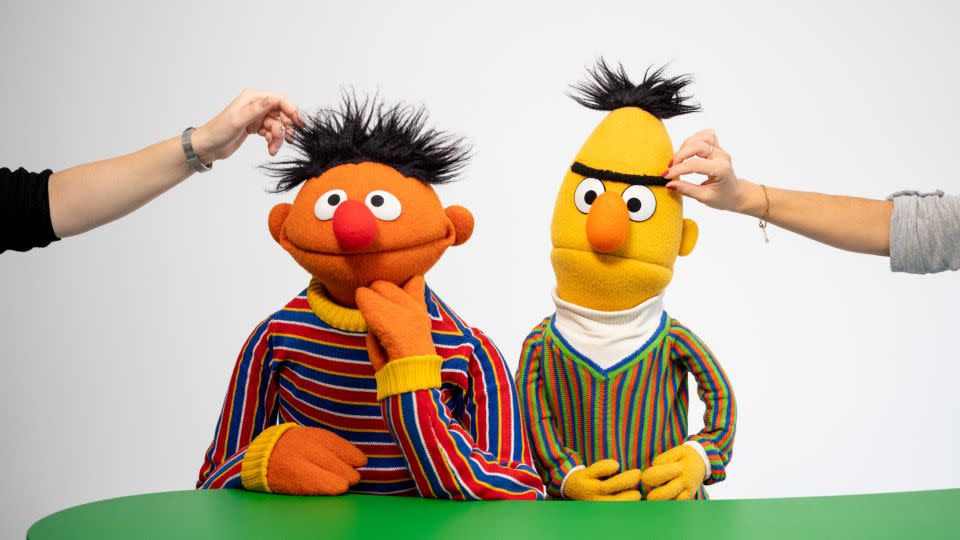 Ernie and Bert are best friends and roommates, though Ernie tends to irk the unibrowed Bert. - Daniel Reinhardt/Picture Alliance/Getty Images