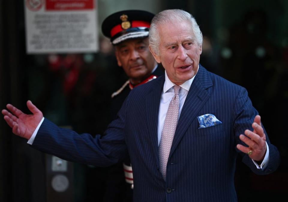 King Charles has returned to official public duties for the first time since being diagnosed with cancer. AFP via Getty Images