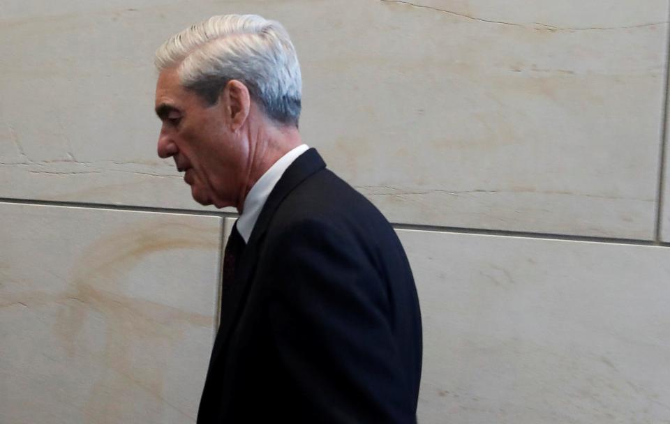 Special counsel Robert Mueller departs after briefing the House Intelligence Committee on Capitol Hill in Washington, D.C., in June 2017. (Photo: Aaron Bernstein / Reuters)