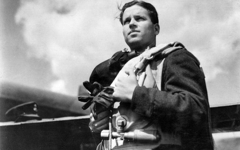 Guy Gibson was the first commanding officer of 617 Squadron, which he led in the "Dam Busters" raid in 1943, and his dog became the squadron's mascot - MoD/Crown copyright/PA