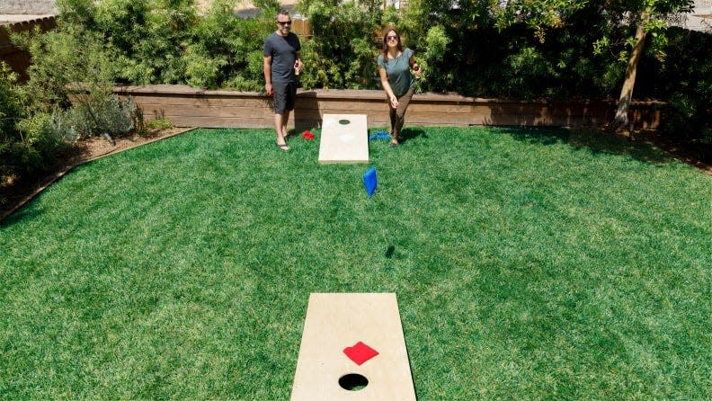 If you like playing a game with a beer in hand, you can't beat cornhole.