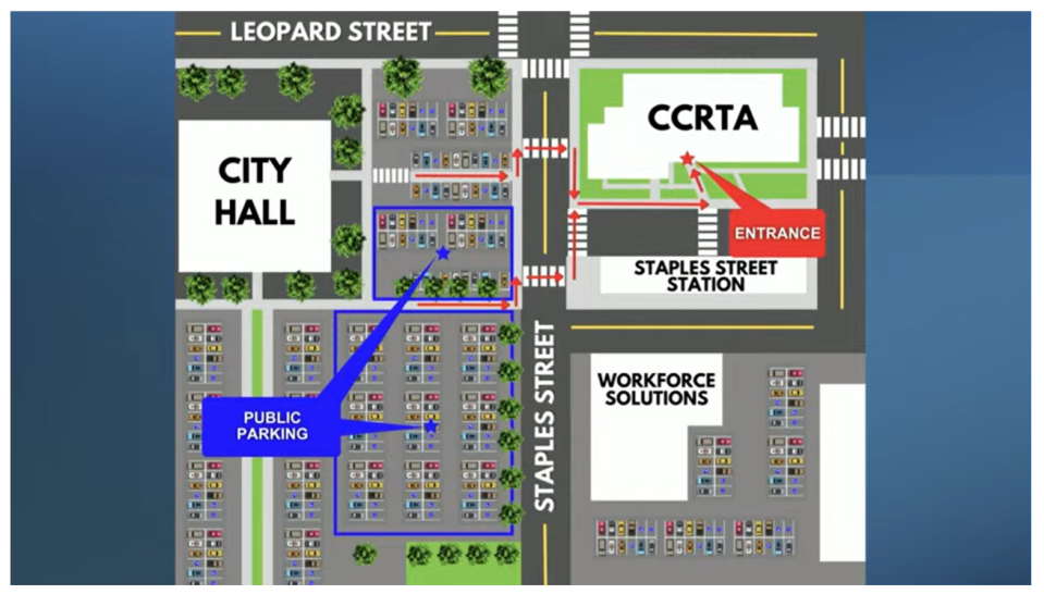 City Council meetings will be temporarily relocated from City Hall to the Corpus Christi Regional Transportation Authority building while the council's chambers are renovated.