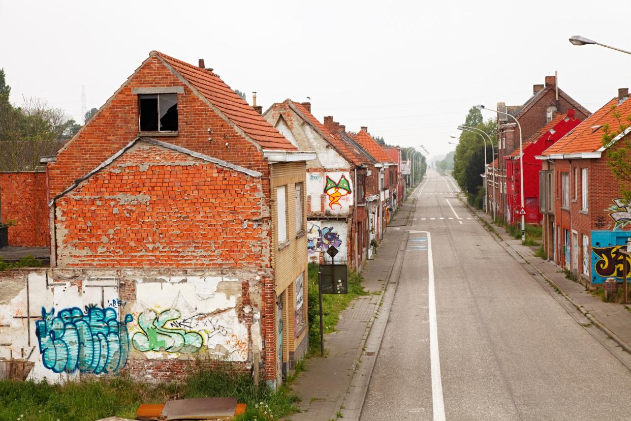 Abandoned village of Doel, Belgium