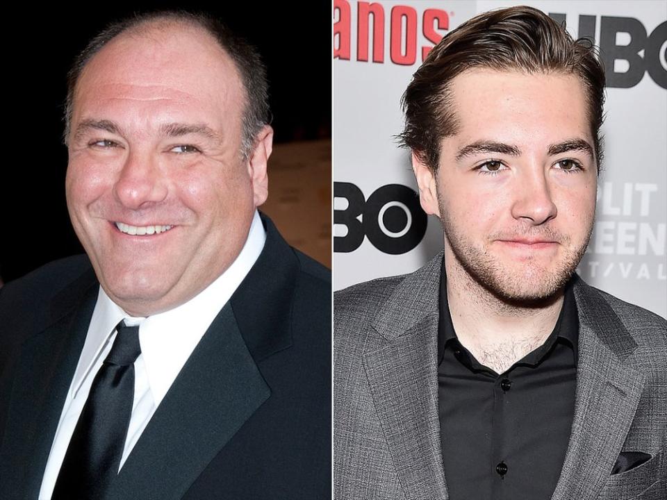 James Gandolfini and Michael Gandolfini