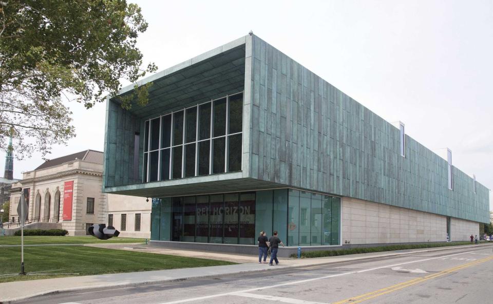 The Columbus Museum of Art as seen from Broad Street in Downtown Columbus.