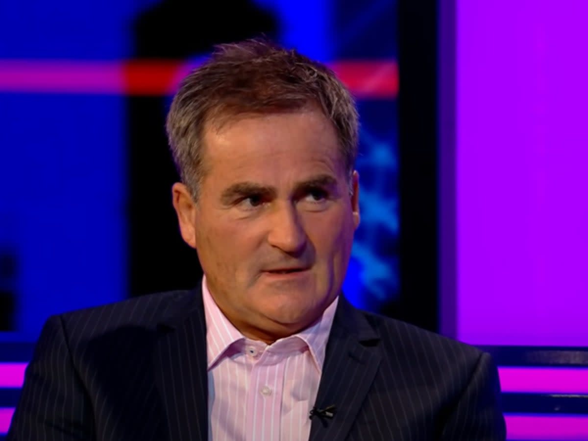 Sports pundit Richard Keys, pictured here in 2014 (BT Sport)