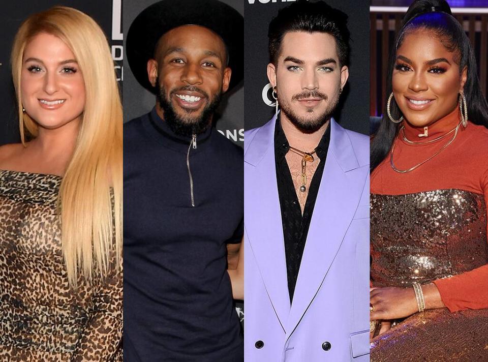 Meghan Trainor, Stephen Boss, Adam Lambert, Ester Dean