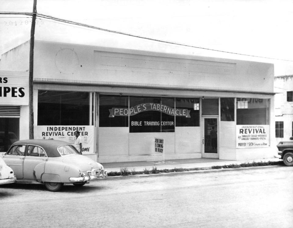 In 1957, People’s Tabernacle Church at 85 E. Second St. in Hialeah.