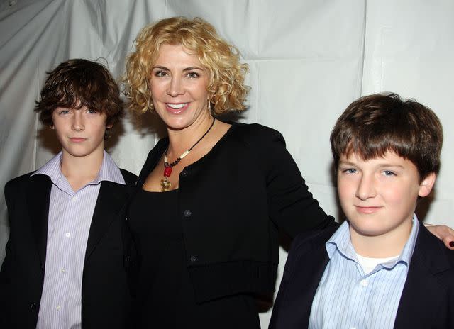 <p>Bruce Glikas/FilmMagic</p> Natasha Richardson and her sons Micheál Neeson and Daniel Neeson attend the "Billy Elliot The Musical" opening night on Broadway on November 13, 2008 in New York City.