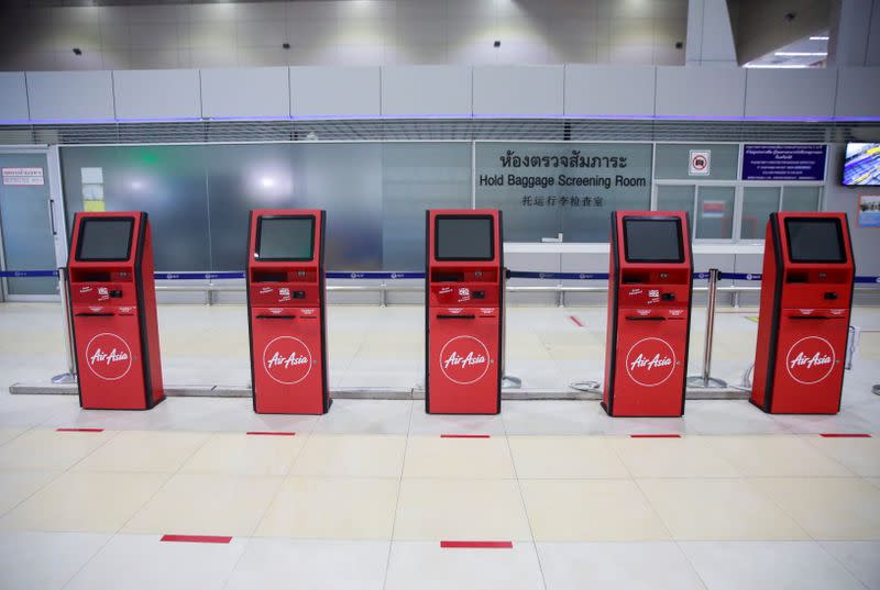 COVID-19 lockdown at Don Muang Airport in Bangkok