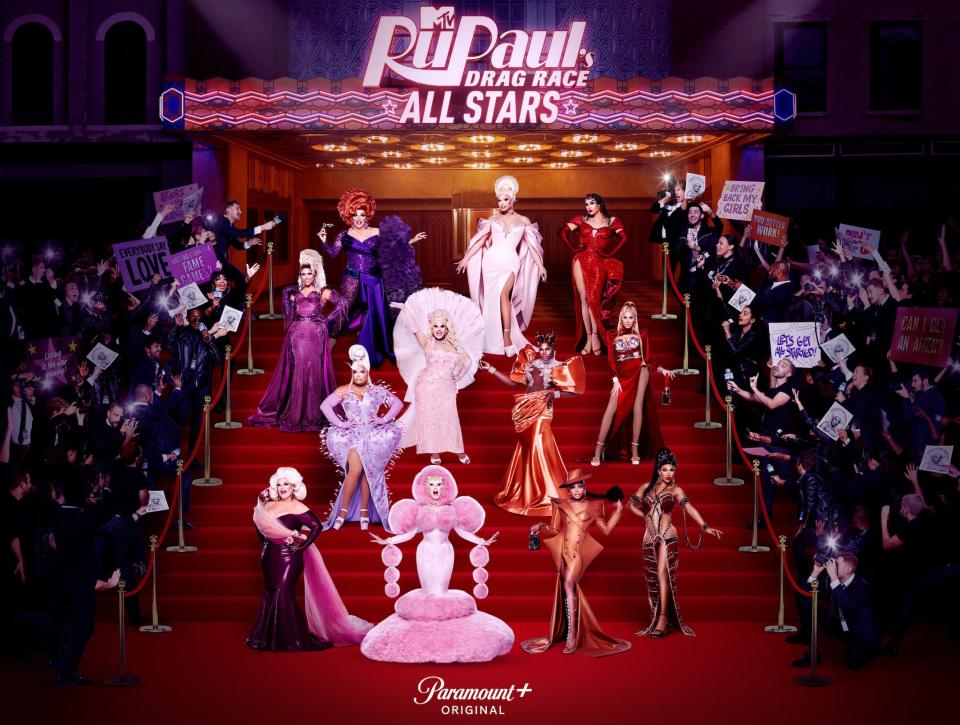 RuPaul's Drag Race All Stars on the red carpet