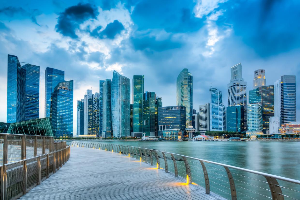 The Singapore skyline (Getty Images/iStockphoto)