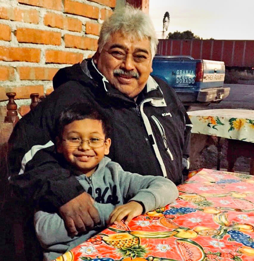 Roman Vasquez, pictured here with his 11-year-old grandson Jacob, is being held in an ICE detention center in Conroe, Texas. (Courtesy Maria Vasquez)