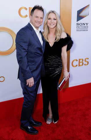 <p>Francis Specker/CBS via Getty</p> Lauralee Bell with husband Scott Martin in March 2023.