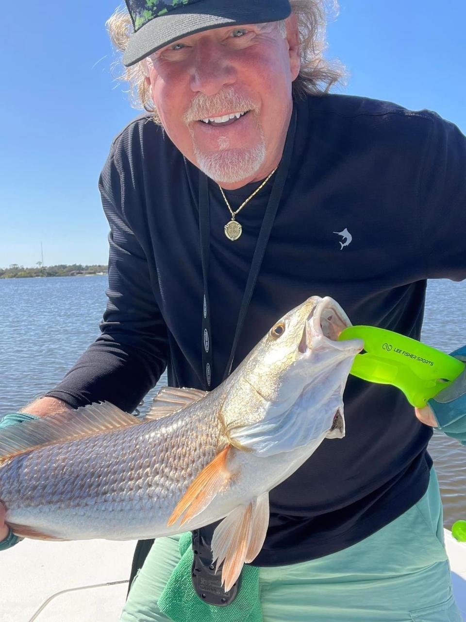 Mark Dwyer says he was near the Tomoka spoil islands in the intracoastal when he caught this big redfish recently.