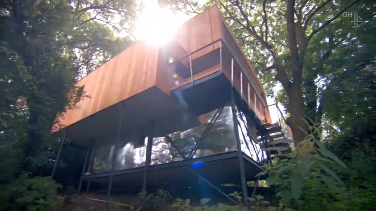 Kevin McCloud called the treehouse 'magical'. (YouTube)