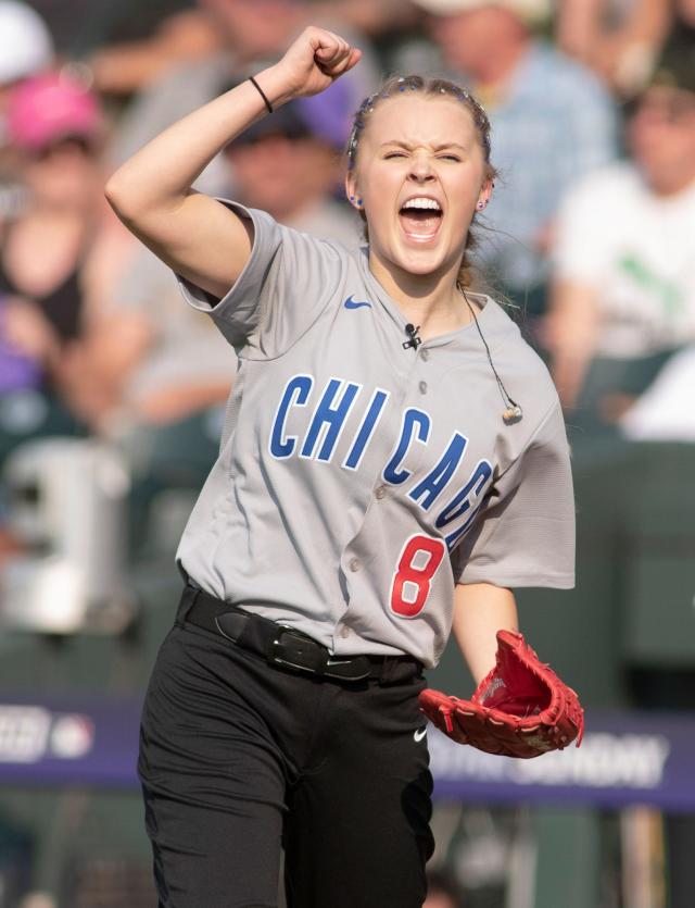 Jojo Siwa attends the 2022 MLB All-Star Week Celebrity Softball