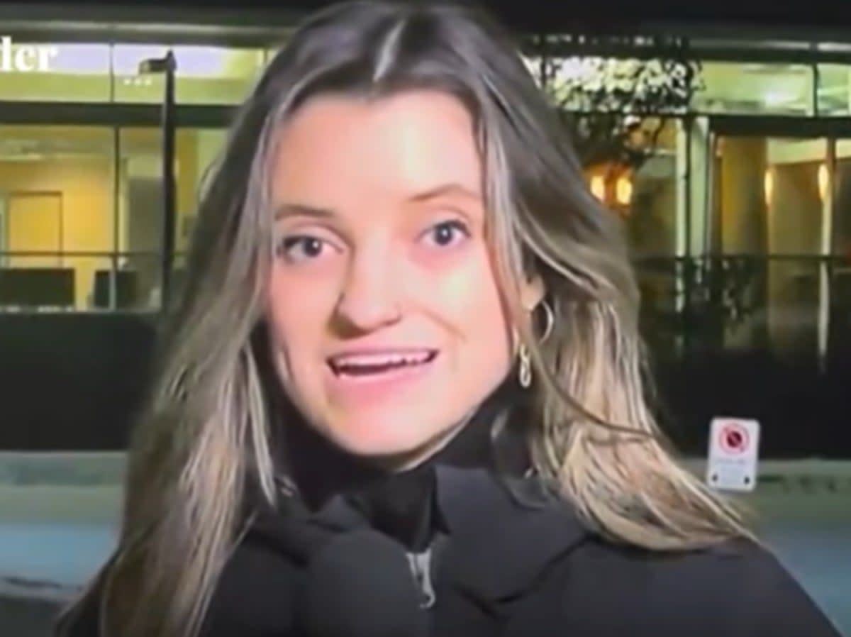 Canadian reporter Jessica Robb suffers medical emergency while delivering segment live on air (Insider / Twitter)