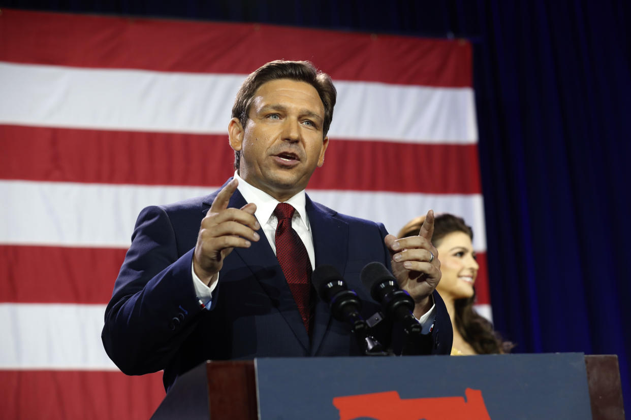 Ron DeSantis Holds Election Night Event In Tampa