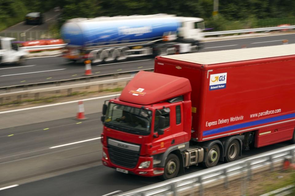 McBride is struggling to find enough lorry drivers (Steve Parsons/PA) (PA Wire)